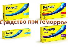 Свечи от геморроя Релиф Свечи от геморроя Релиф